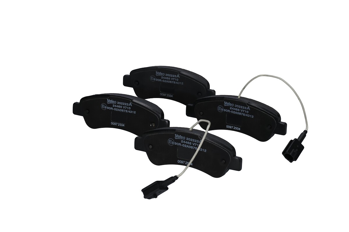 Jeu de 4 plaquettes de frein VALEO ref. 302223A